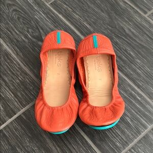 Tieks Orange Ballet Flats
